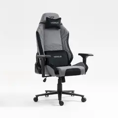 VERSUS - Silla Gamer V-40 Gris Tela Ergonómica Reclinable
