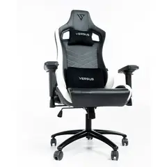 VERSUS - Silla Gamer Para Escritorio Ergonómica Reclinable V-30 Negro Blanco