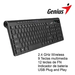 GENIUS - TECLADO SLIMSTAR 7230 INALAMBRICO