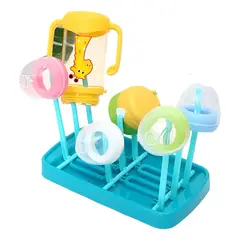 GENERICO - ESCURRIDOR TETEROS BEBE BIBERONES SECADO FACIL DE LIMPIAR