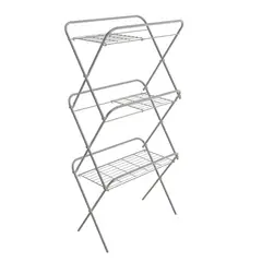 REJIPLAS - Tendedero plegable vertical 60cm pintado blanco