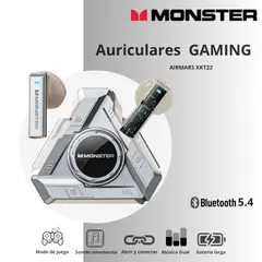 MONSTER - Auriculares Inalámbricos XKT22 Silver