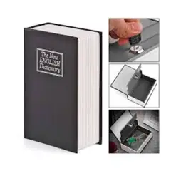 GENERICO - Caja Fuerte Menor Dinero Llave Forma Libro Camuflado Pequeño