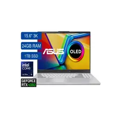 ASUS - Portátil Vivobook Pro Ultra i9-185h Ram 24gb Ssd 1tb RTX 4060 8Gb Pantalla 15.6 OLED