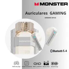 MONSTER - Auriculares Inalámbricos XKT23 Silver