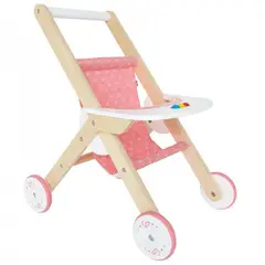 HAPE - COCHE MUÑECAS DE MADERA