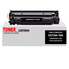 GENERICO - Toner 78a 278a Genérico Ce278a Para Laserjet 1606dn 1536