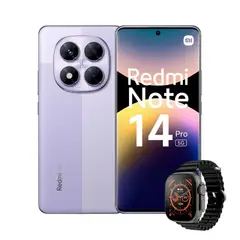 XIAOMI - Celular Redmi Note 14 Pro 512GB 12GB Ram 5G Púrpura + Smartwatch
