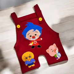 BRYKE - Overol Niño Payaso Plim PLim rojo