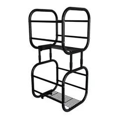 REJIPLAS - Estanteria 2 niveles duplex pintado negro