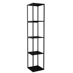 REJIPLAS - Mueble vertical 5 niveles pintado negro