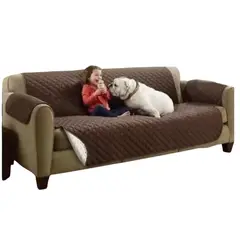 GENERICO - Protector Sofa Forro Mueble Doble Faz 3 Puestos Antiderrame