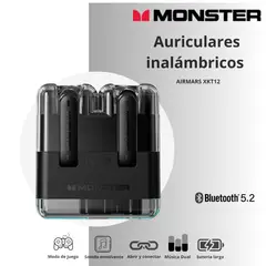 MONSTER - Auriculares Inalámbricos XKT12 - Negro