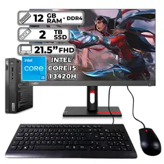 LENOVO - THINKCENTRE TINY INTEL CORE I5-13420H 12GB RAM 2TB SSD 215″ FHD