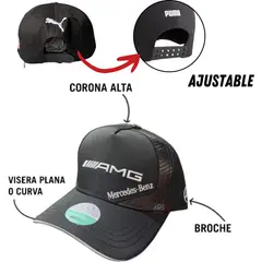 GENERICO - Gorra f1 mercedes AMG carros motos indumentaria