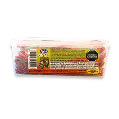 FINI - Cintas De Regaliz Pitufo Sabor Manzana-melón 400g