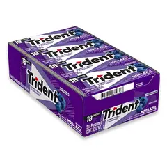 TRIDENT - Chicles Display X12uds Mora azul