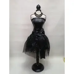 GENERICO - Exhibidor Joyas Usa En Madera Y Tela Grande