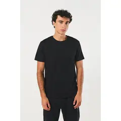 KOAJ - Camiseta manga corta unicolor basica para hombre manga Hombre