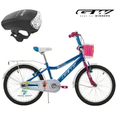 GW - Bicicleta Niña Rin 20 Accesorios + Obsequio 7 A 12 Años