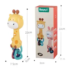 GENERICO - Sonajero Mordelon Para Bebes Con Luces Sonido Jirafa