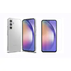 GENERICO - Funda Rígida Antichoque + Vidrio Templado Para Samsung Galaxy A54