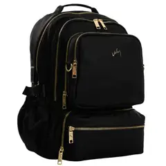 VELEZ - Maleta Morral Tamar de lona para Mujer Negro