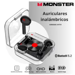 MONSTER - Audifonos Inalámbricos XKT01 - Negro