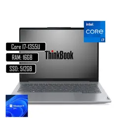 LENOVO - Thinkbook 14 - intel core i7 1355u - 16gb ddr5 - DISCO 512 SDD