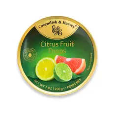 CAVE - Dulces Cavendish Citrus Fruit Drops 200g