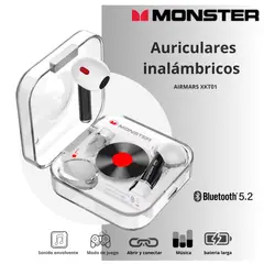 MONSTER - Audifonos Inalámbricos XKT01 - Blanco