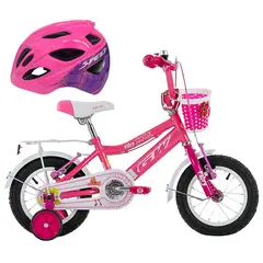GW - Bicicleta Casco Niña Rin 12 Fairy Con Accesorios