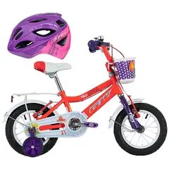 GW - Bicicleta Casco Niña Rin 12 Fairy Con Accesorios