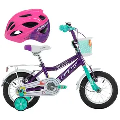 GW - Bicicleta Casco Niña Rin 12 Fairy Con Accesorios