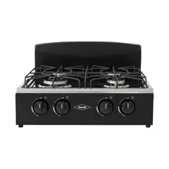 HACEB - Estufa de Mesa 4 Puestos Gas Natural Avellana T Negra