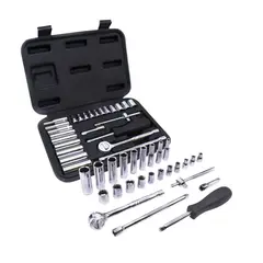 UYUSTOOLS - Juego De Copas Dados 25 Piezas 1/4" Métrico