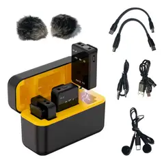 POWERSX - Microfono Solapa Sx12 Recargable 2en1 iPhone Android Tipo C