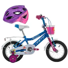GW - Bicicleta Casco Niña Rin 12 Fairy Con Accesorios
