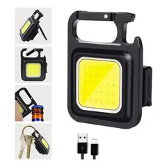 MINIX - Mini Linterna Led De Bolsillo Llavero Destapador Usb