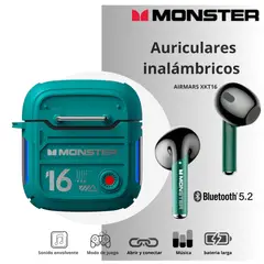 MONSTER - Auriculares Inalámbricos XKT16 - Verde