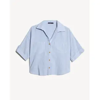 SEVEN SEVEN - Blusa Para Mujer Manga Corta Color Azul Marca #28124075
