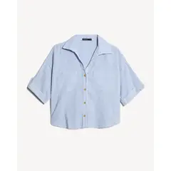 SEVEN SEVEN - Blusa Para Mujer Manga Corta Color Azul Marca #28124075