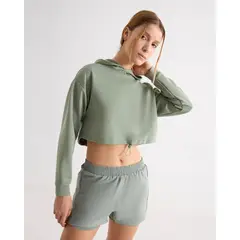 SEVEN SEVEN - Buzo Para Mujer Hoodie Color Verde Marca #28060453
