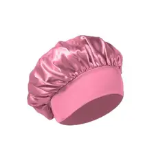 GENERICO - Gorro Satín Seda Cabello Antifrizz Dormir Peinado Rizo Liso