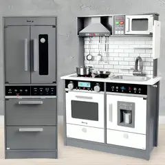 GENERICO - Cocina de madera interactiva para niños y niñas