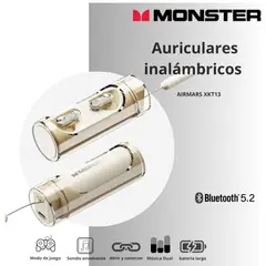 MONSTER - Auriculares Inalámbricos XKT13 - Dorado