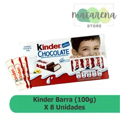 FERRERO ROCHER - Chocolates Kinder Barra Display X 8 unidades