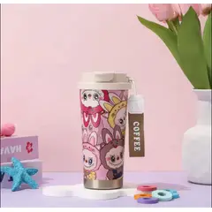 GENERICO - Termo Vaso Cafe Para Frio Caliente Diseño Labubu 500ml