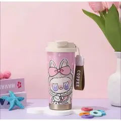 GENERICO - Termo Vaso Cafe Para Frio Caliente Diseño Labubu 500ml