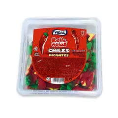 VIDAL - Gomas Chiles Picantes 75 unidades aproximadamente